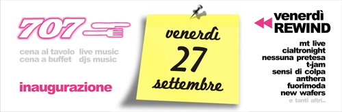 27 settembre: INAUGURAZIONE STAGIONE 2013/2014